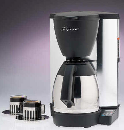 Capresso 10-Cup Programmable Coffeemaker with Stainless-Steel Thermal Carafe