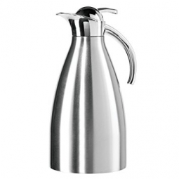 Oggi Allegra ( 2.1 Liter/ 68 Oz. ) Thermal Vacuum Carafe with Press Button Top and Stainless Steel L